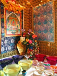 Amitabha thangka at Rinpoche&#039;s house