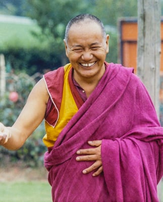 Lama Yeshe, Manjushri Institute, England, 1982.