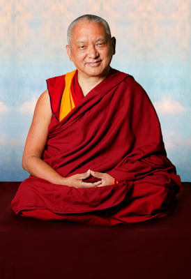 Lama Zopa Rinpoche, Portland, Oregon, 2006. Photo: John Berthold.