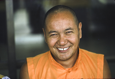 Lama Yeshe, Lake Arrowhead, 1975. Photo: Carol Royce-Wilder.