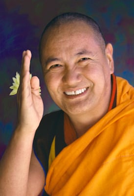 Lama Yeshe, Yucca Valley, California, 1977. Photo: Carol Royce-Wilder.