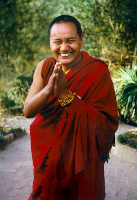 Lama Yeshe, Kopan Monastery, Nepal, 1981. Photo: Merry Colony