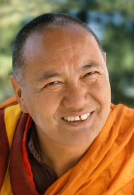 Lama Yeshe at Tushita Meditation Centre, Dharamsala, India, 1982.  Photo: Jorge Zontal.