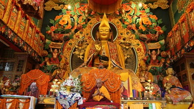 Lama Zopa Rinpoche, Kopan Monastery, Nepal, December 2015. Photo: Ven. Thubten Kunsang. 