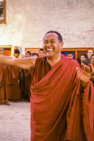 Lama Yeshe at Kopan Monastery, Nepal, 1981.

