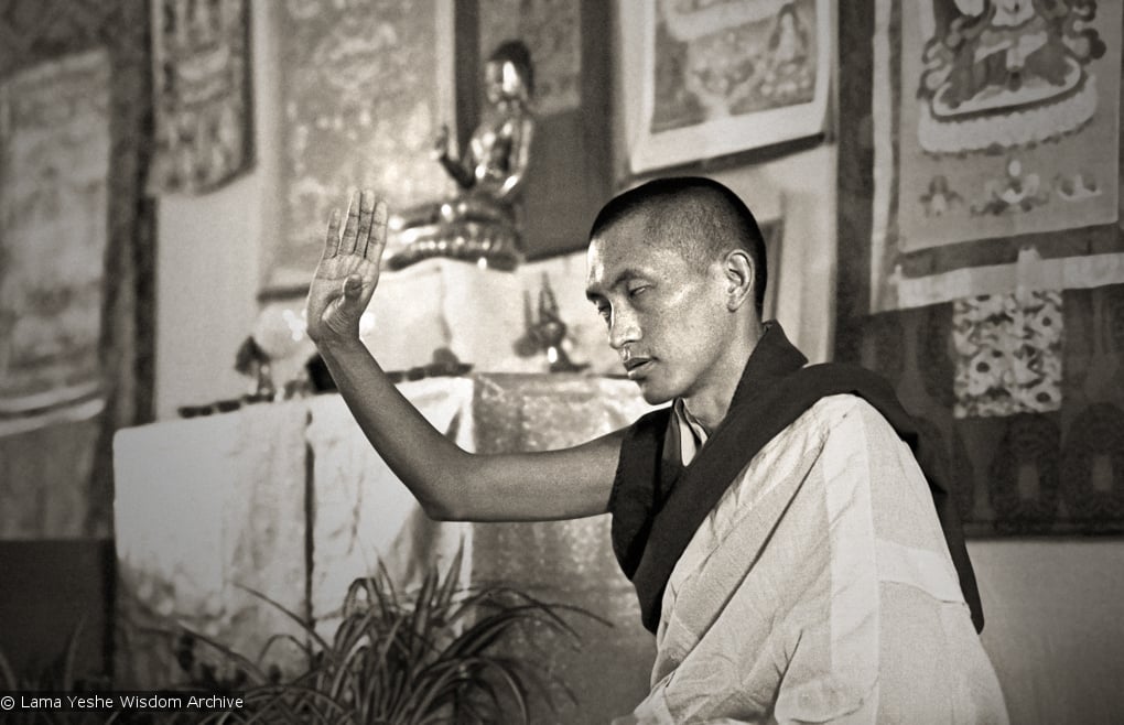 Lama Zopa, Royal Holloway College, 1975