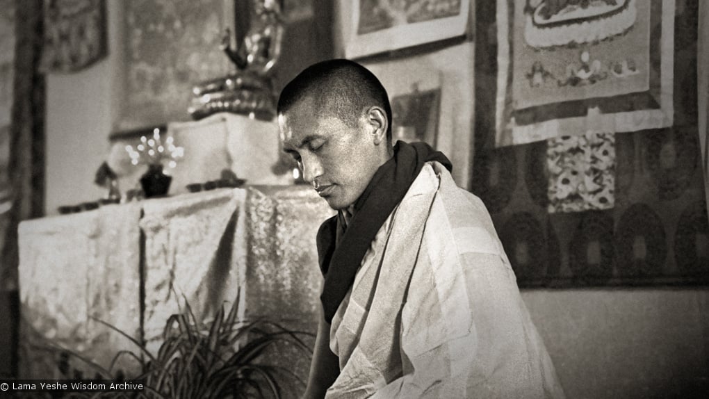 Lama Zopa, Royal Holloway College, 1975