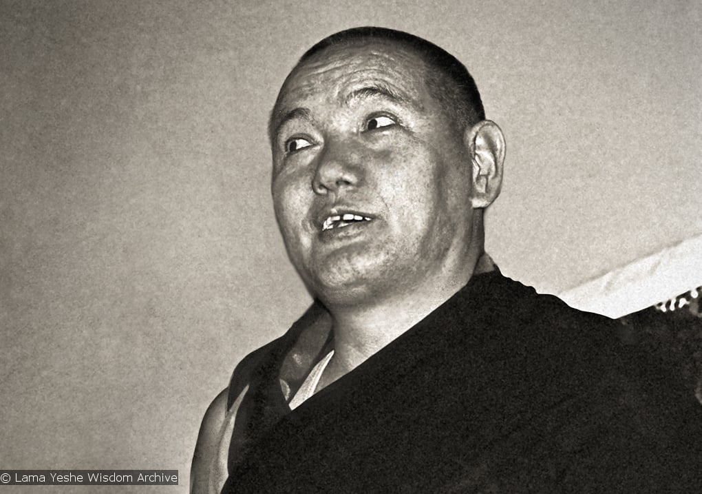 Lama Yeshe, Kensington Town Hall, 1975