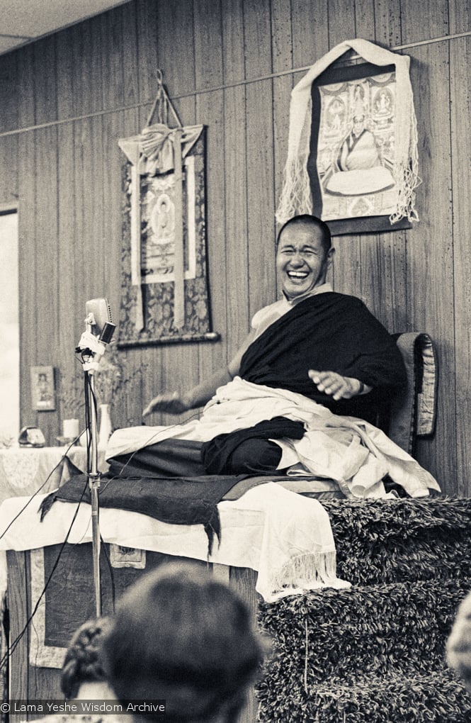 Lama Yeshe, Lake Arrowhead, 1975