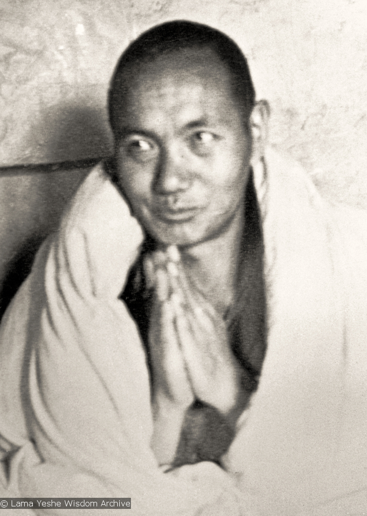 (07462_pr-2.psd) Lama Yeshe at Kopan Monastery, 1971.