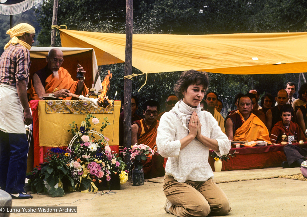 Cremation of Lama Yeshe, 1984