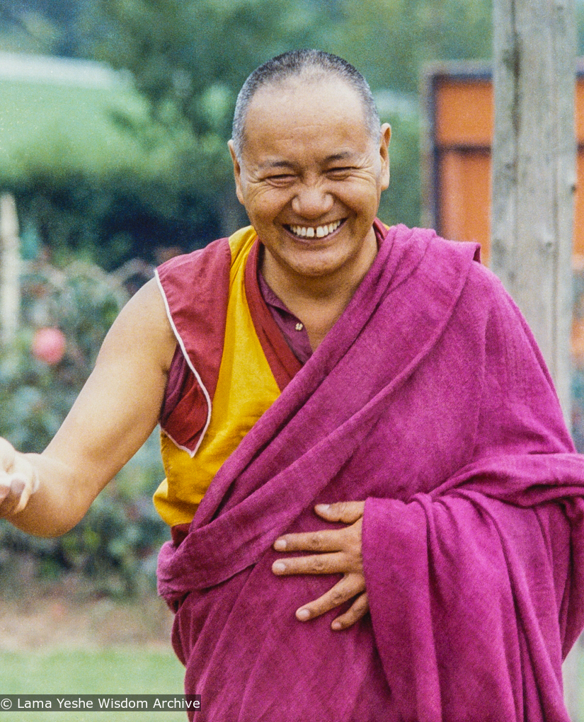 (10373_pr-3.jpg) Portrait of Lama Yeshe, Manjushri Institute, England,1982.