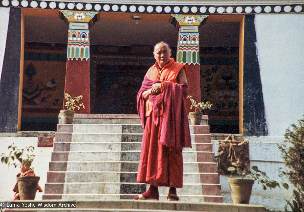 (11612_pr-3.psd) Lama Yeshe, Kopan Monastery, Nepal, 1980.