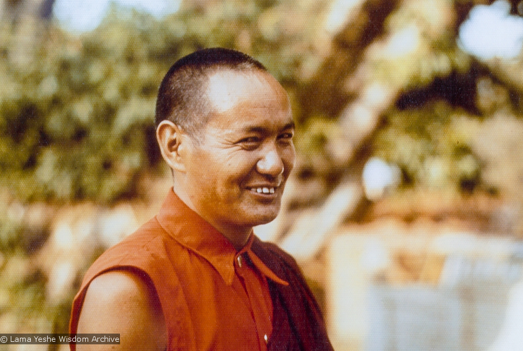 (12331_pr-2.tif) Lama Yeshe at Kopan Monastery, Nepal, 1974.