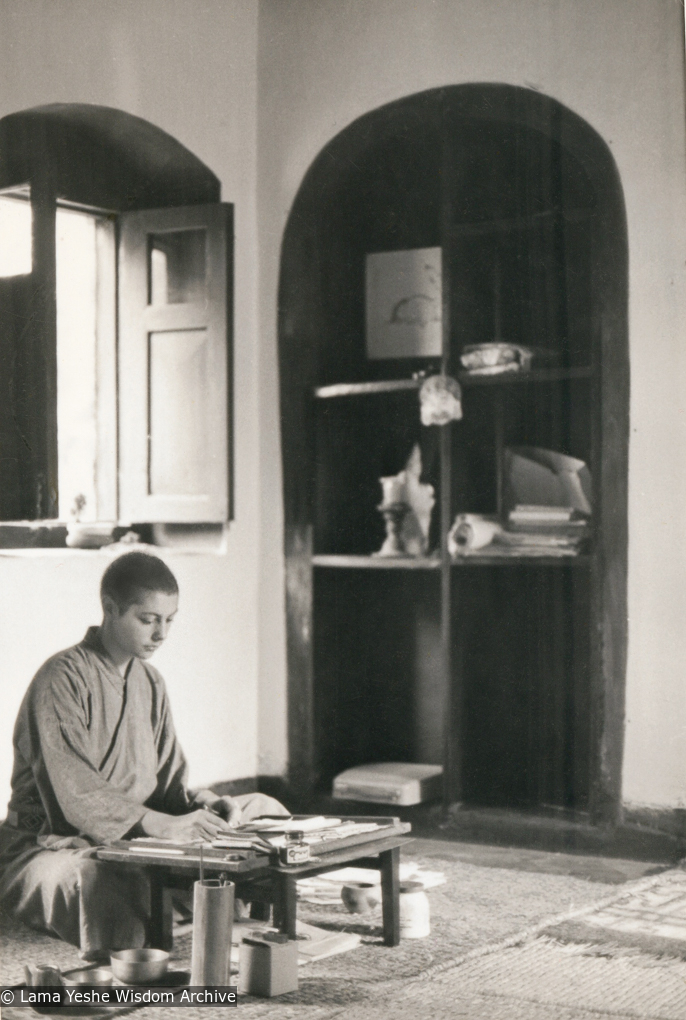 (12472_pr-3.psd) Sylvia White, 1971, Kopan Monastery. Sylvia White (donor)