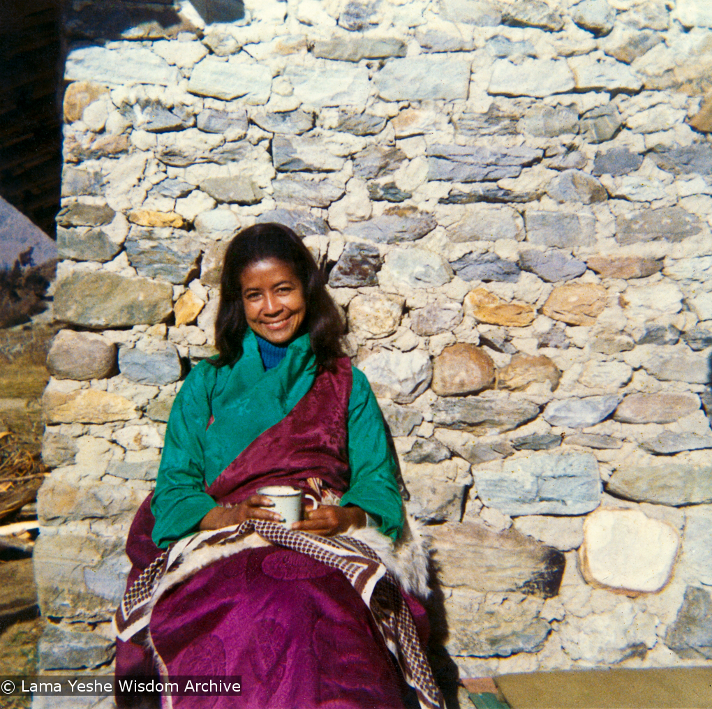 (15056_pr-2.psd) Max Mathews  in a photo from the first trek to Lawudo Retreat Center in Nepal, spring of 1969. Lawudo was the previous hermitage of the Lawudo Lama, the former incarnation of Lama Zopa Rinpoche.