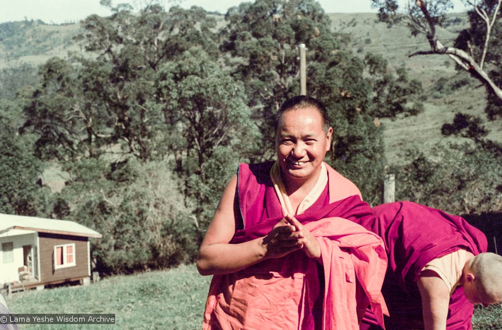 Fire puja at CIN, 1976