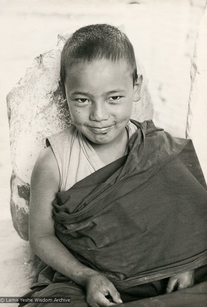 Thubten Lodro, MEC novice, 1976