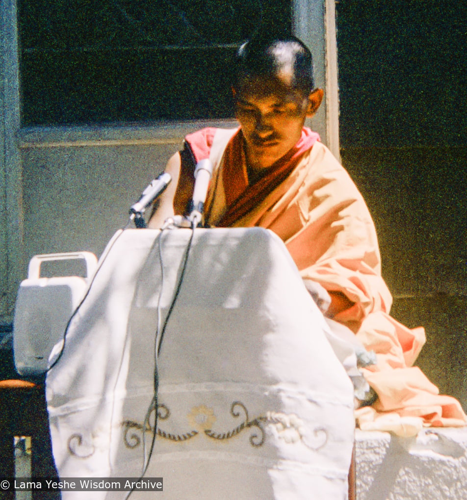 Rinpoche, Fair Lawn, NJ, 1974