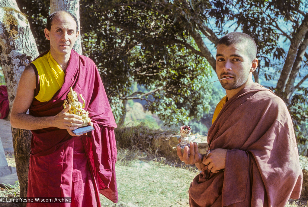 (18134_sl-3.jpg) Nick Ribush and Stefano Piovella, Tushita Retreat Centre, Dharamsala, India, 1982. Nick Ribush (donor)