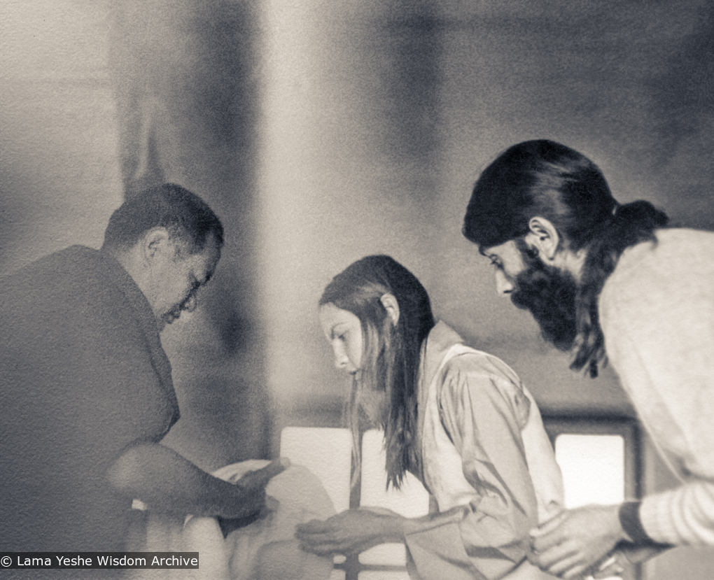 (18723_pr-3.psd) Jasmin and Antonio Pascual, Kopan Monastery, 1974. Bernard Altshuler (Yuma Barnes) (donor)