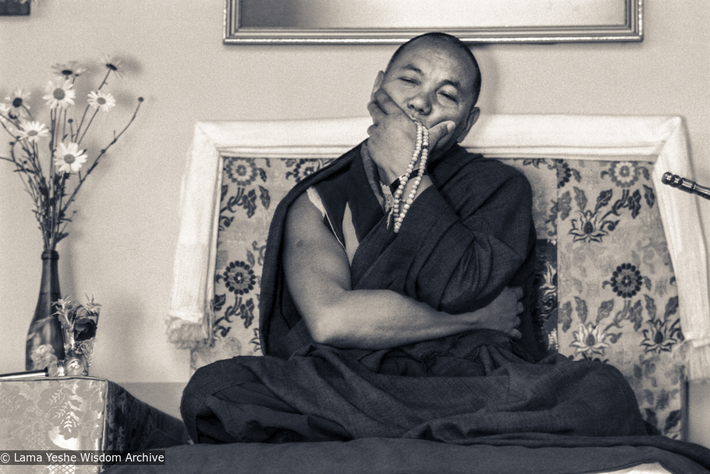 (21088_ng-1.psd) Lama Yeshe teaching at Manjushri Institute , 1979