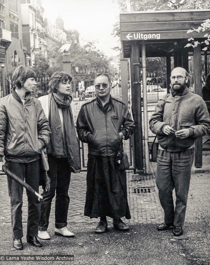 With Margot and Jan-Paul Kool and Corine Terstegge, 1980
