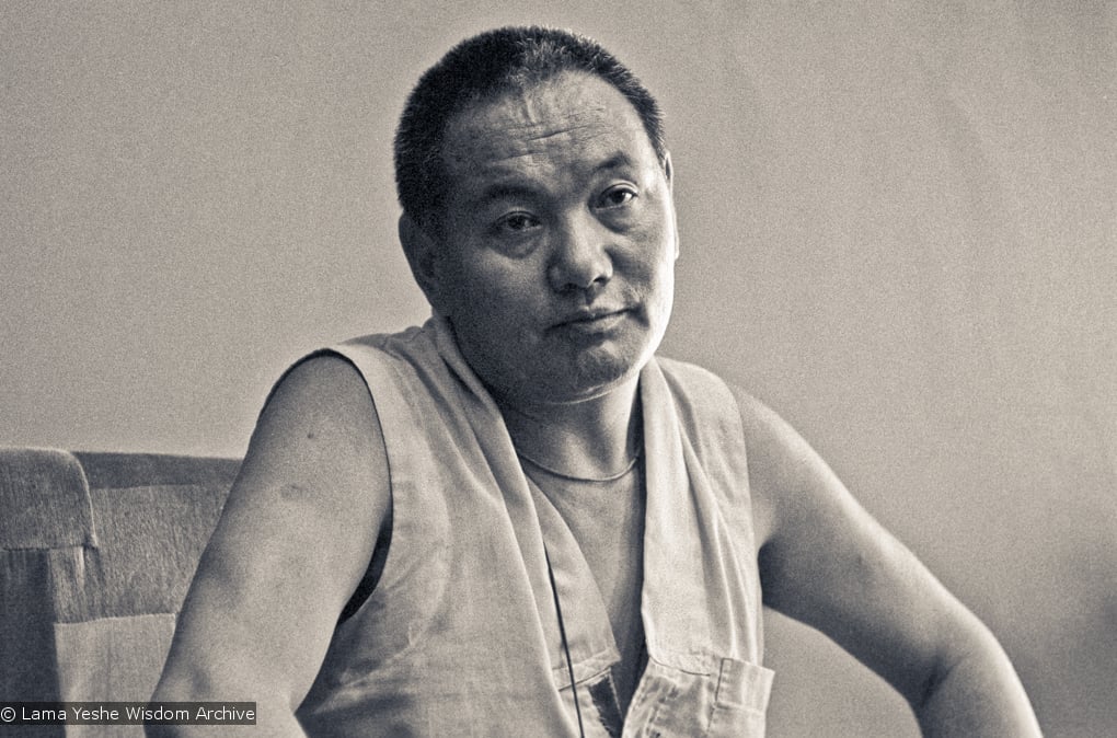 Lama teaching at UCSC, 1978