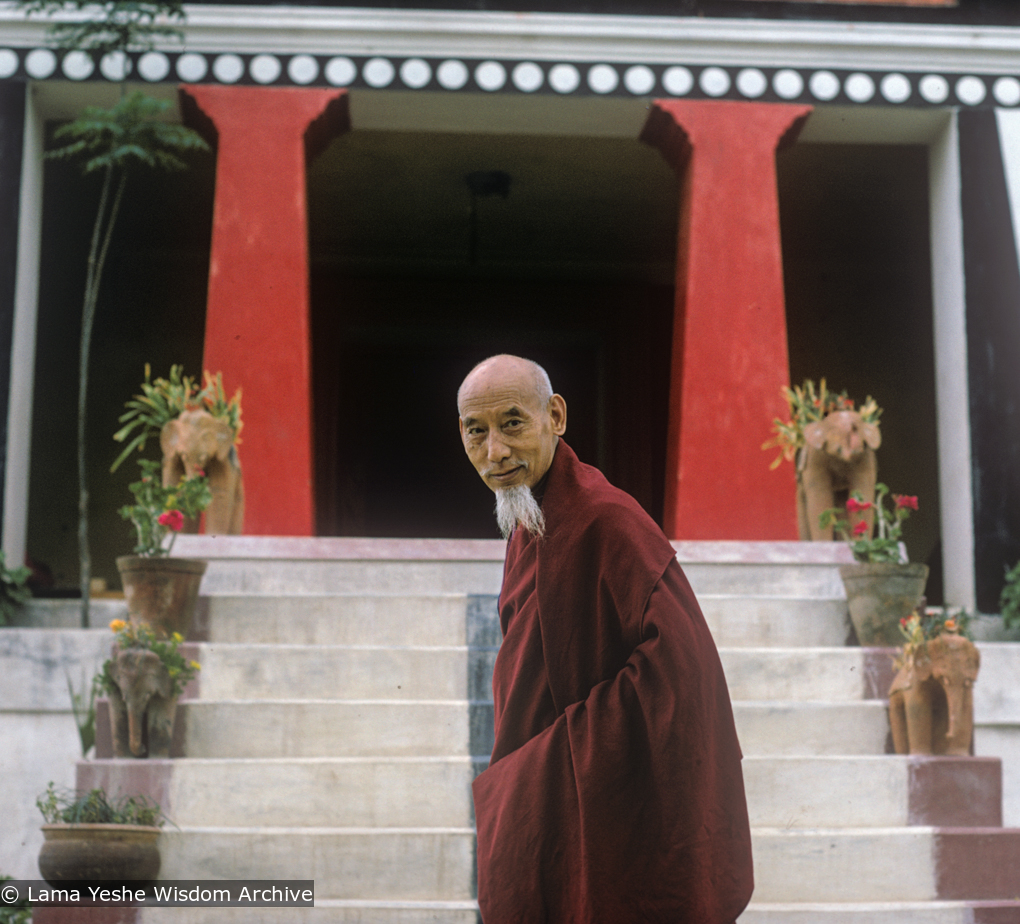 (24307_sl-3.TIF) Zong (Song) Rinpoche at Kopan Monastery, 1974. Jeff Nye (photographer)