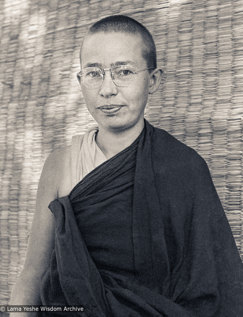 (25519_ng-3.jpg) Ani Karin Valham, Kopan Monastery, Nepal, 1976.