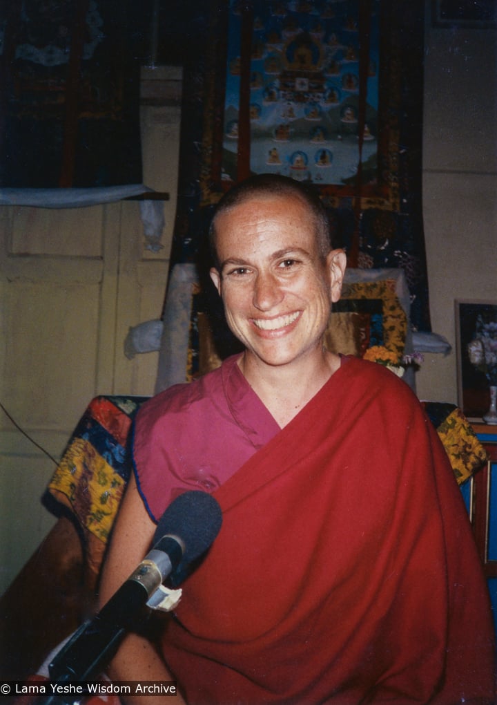 (26771_pr-3.TIF) Thubten Chodron, Tushita Retreat Centre, Dharamsala, India, ca 1980.