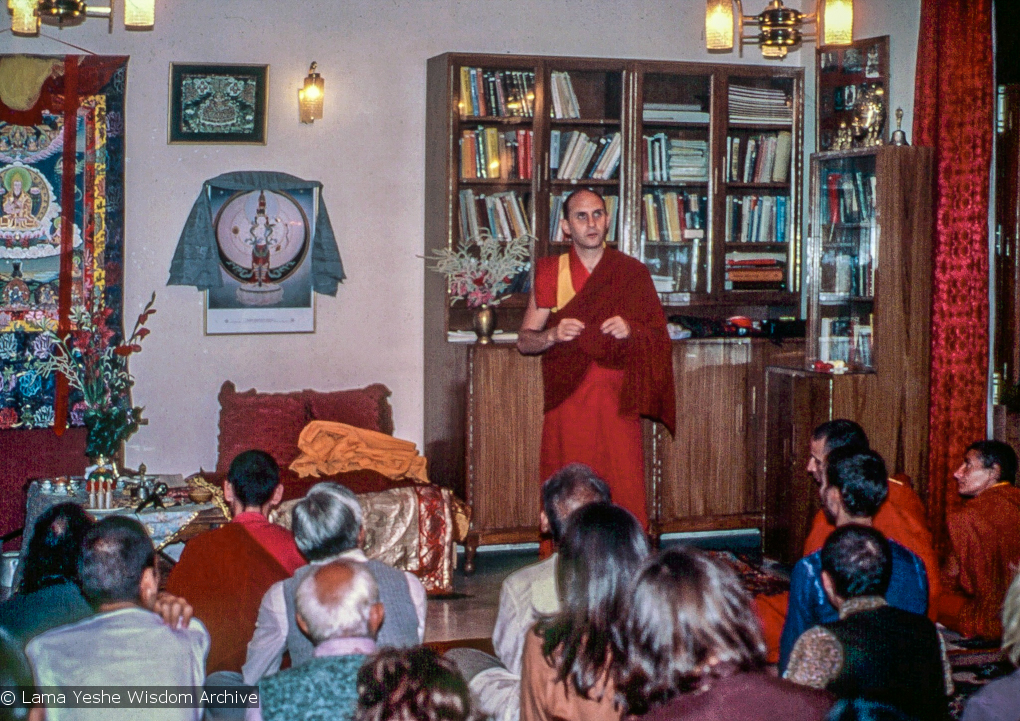(30894_ud.jpg) Nick Ribush at Tushita Mahayana Meditation Centre (also called Tushita-Delhi), Shantiniketan, India, 1979.