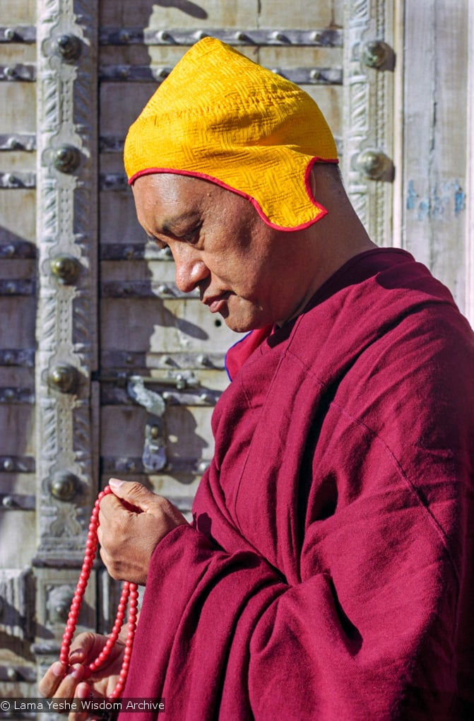 (34347_ng.jpg) A series of images of Lama Zopa Rinpoche from a photo shoot by Lenny Foster in Taos, New Mexico, 1999.