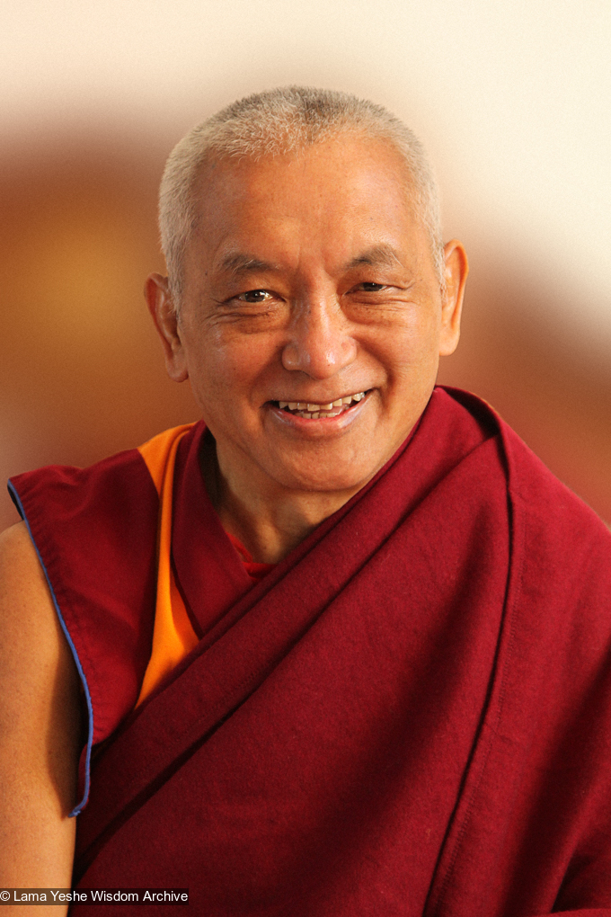 (34502_ud-3.psd) Portraits of Lama Zopa Rinpoche, 2010. Photo by Roger Kunsang.