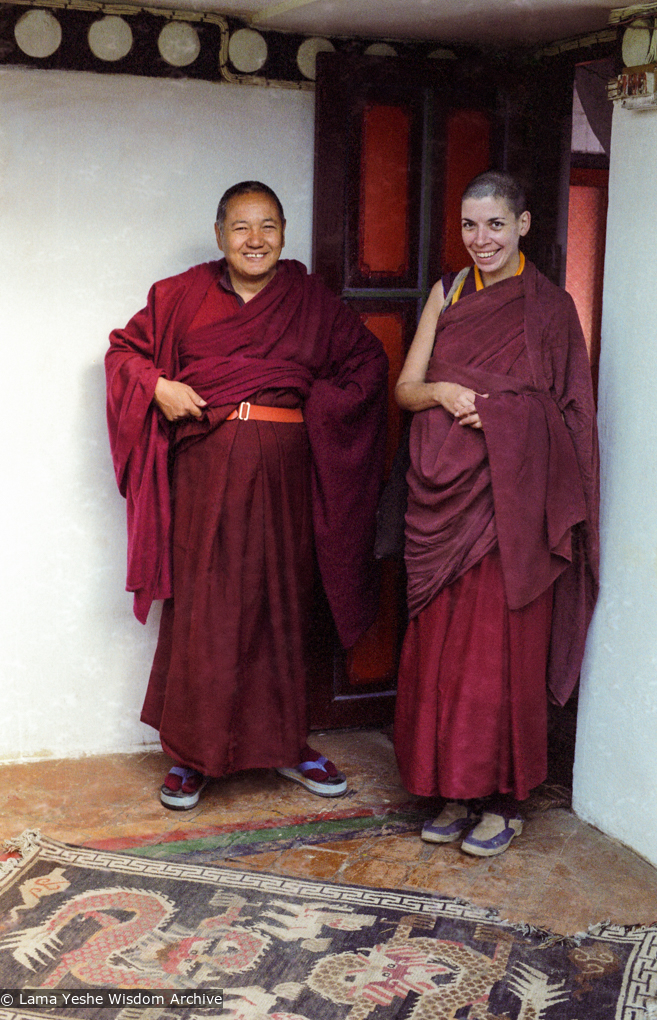 With Pemo, Kopan, 1983