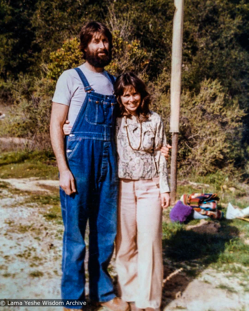 (39356_ud-6.psd) Ashley Walker and Shasta Wallace, Vajrapani Institute, CA, 1977.