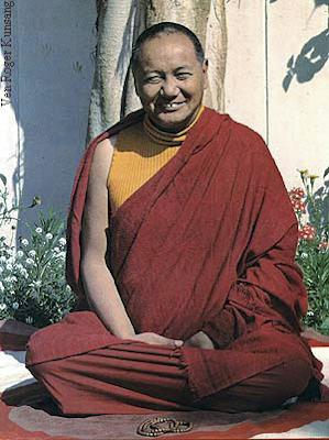 Lama at Shantiniketan, 1979