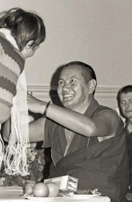 Lama teaching, MI, 1976