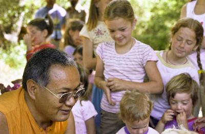 Lama at a family gathering, 1983
