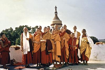 Ordination, Dharamsala, 1974