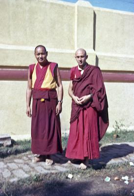 Lama and Nick Ribush, 1974