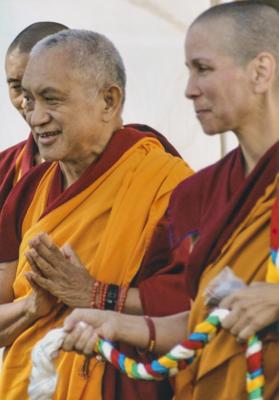 Rinpoche at the Milarepa Center, 2010