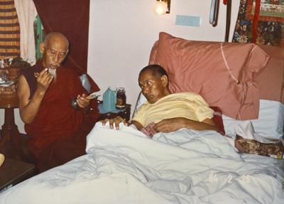 Lama and Song Rinpoche, 1984