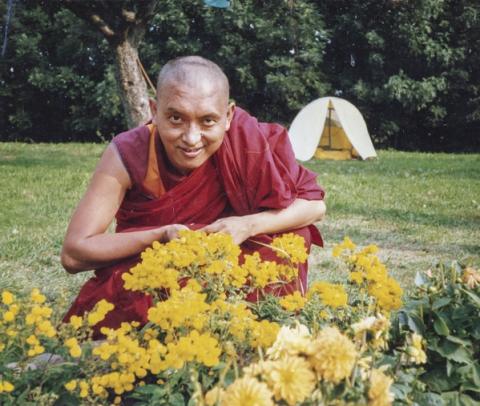 1986, Lama Zopa Rinpoche, Maasbommel, Maitreya Instituut, Netherlands