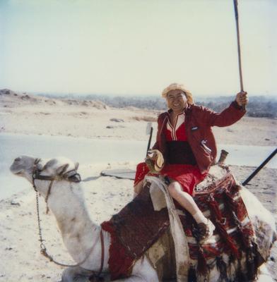 Lama on a camel, 1983