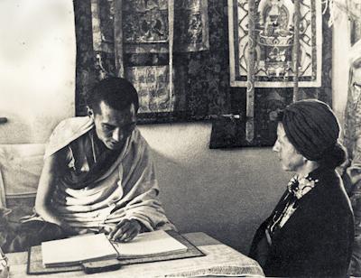 Lama Zopa Rinpoche and Bea Ribush, 1973