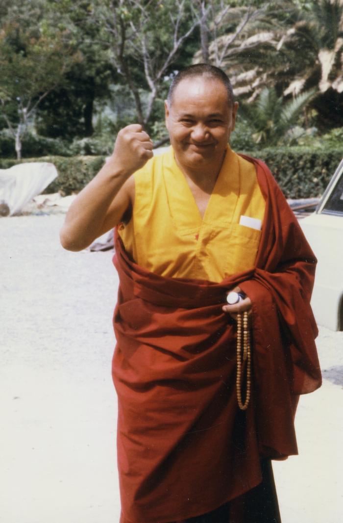  Lama Yeshe in Switzerland, 1978. Photo by Ueli Minder.