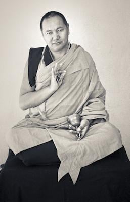 Lama Yeshe, Yucca Valley, California, 1977. Photo: Carol Royce-Wilder.