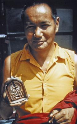 Lama Yeshe, Kopan Monastery, Nepal, 1973. Photo by Lynda Millspaugh.