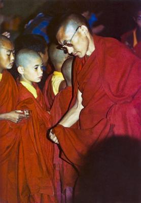 Michael Cassapidis with Lama Zopa, 1973